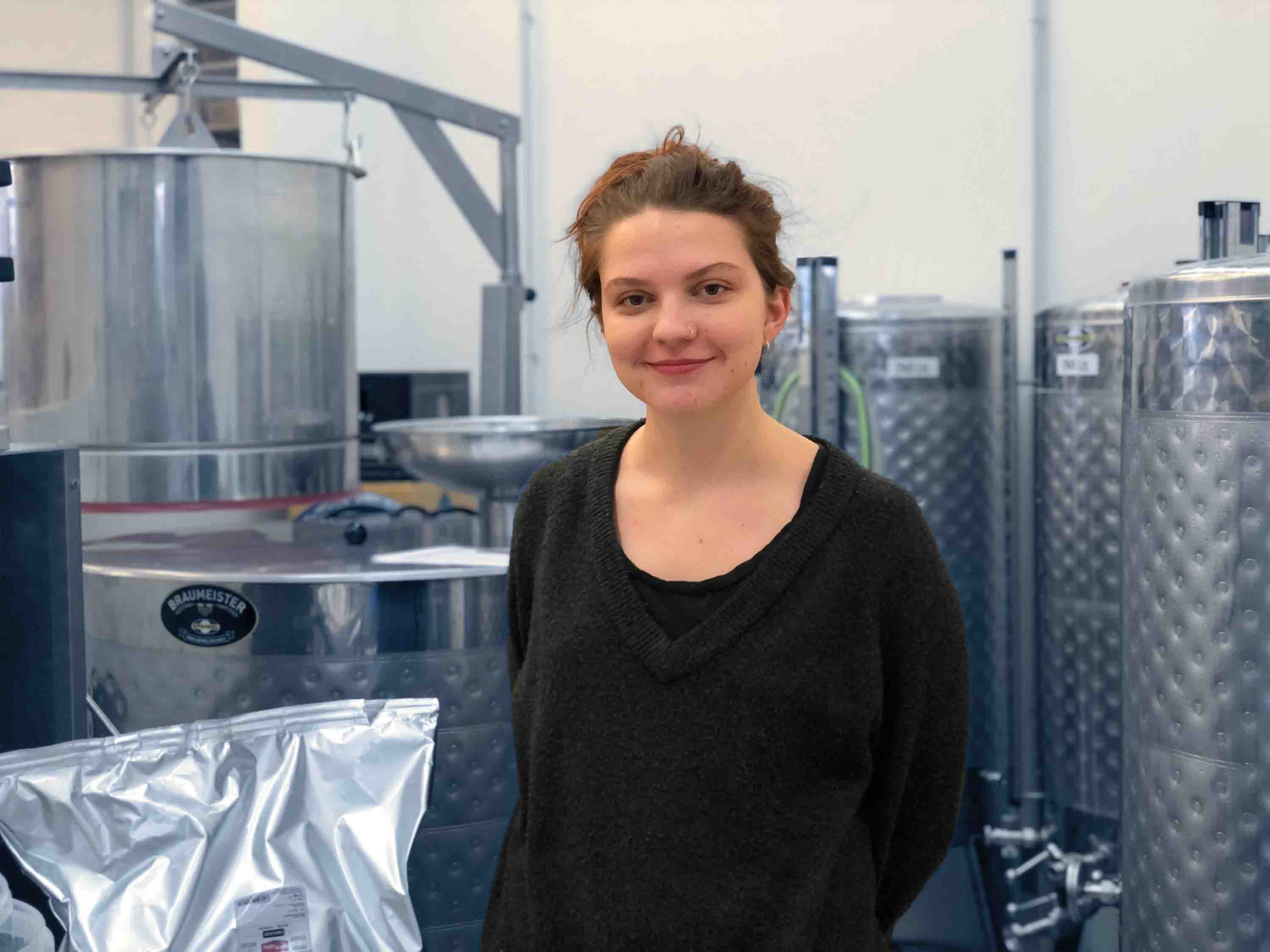 Annamaria Deganutti brasseuse &agrave; Brasserie Bleue