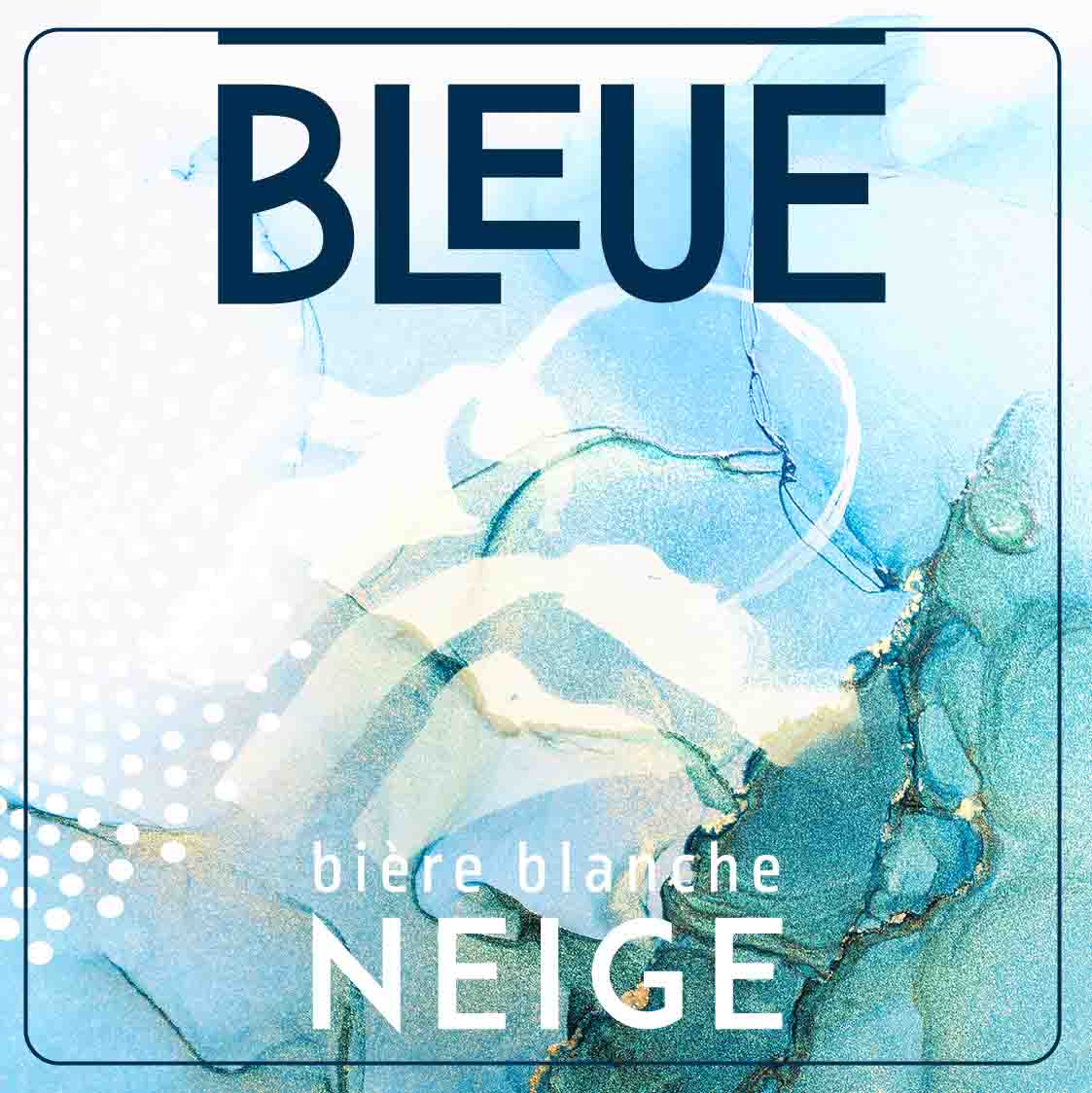 &eacute;tiquette pour bi&egrave;re blanche Neige 