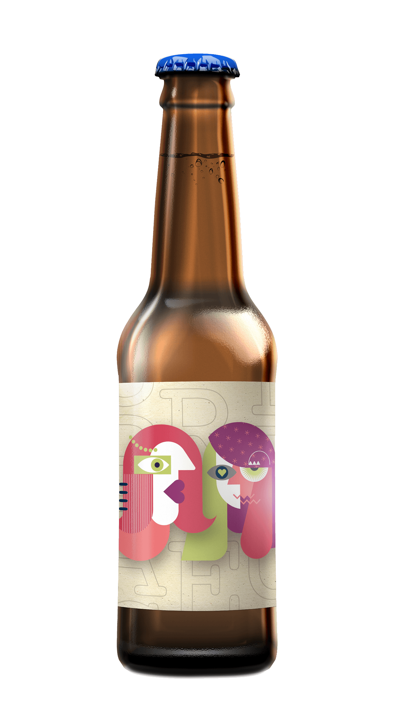 bi&egrave;re brune aromatis&eacute;e &agrave; la noisette brass&eacute;e par la Brasserie Bleue