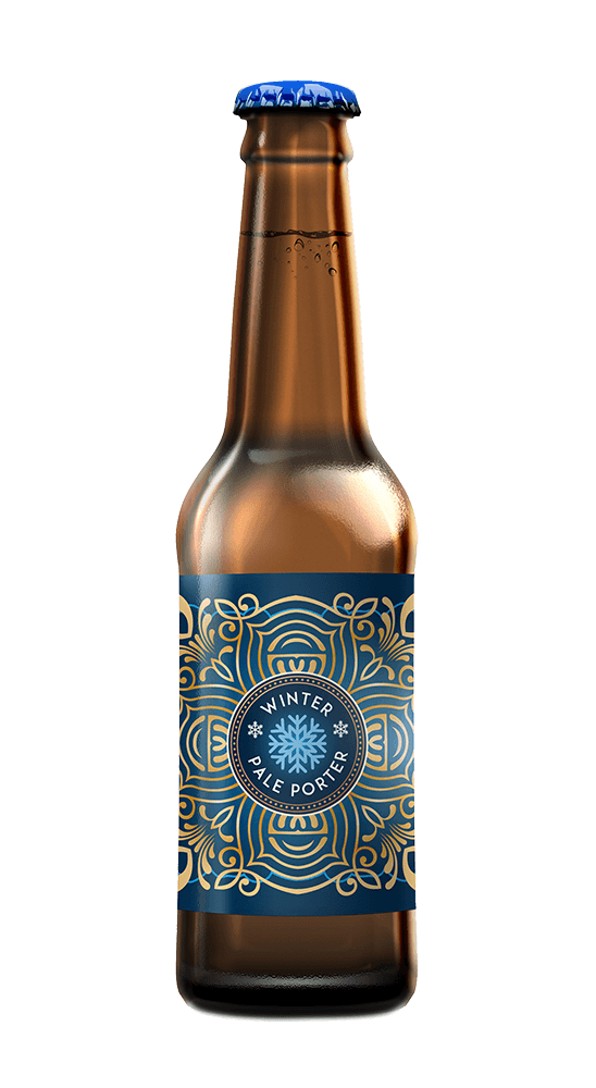 winter pale porter bi&egrave;re d'hiver en bouteille