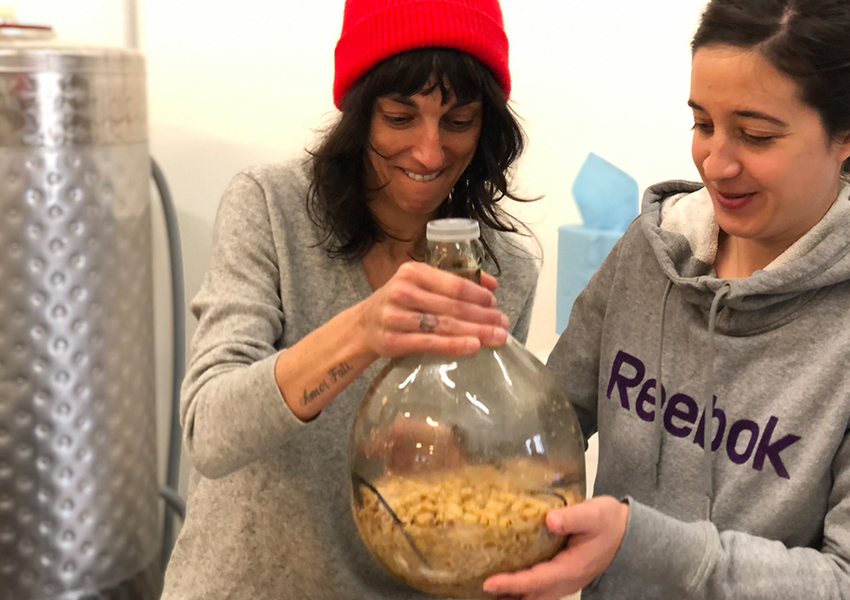 Les Parleuses bi&egrave;re artisanale de la Brasserie Bleue