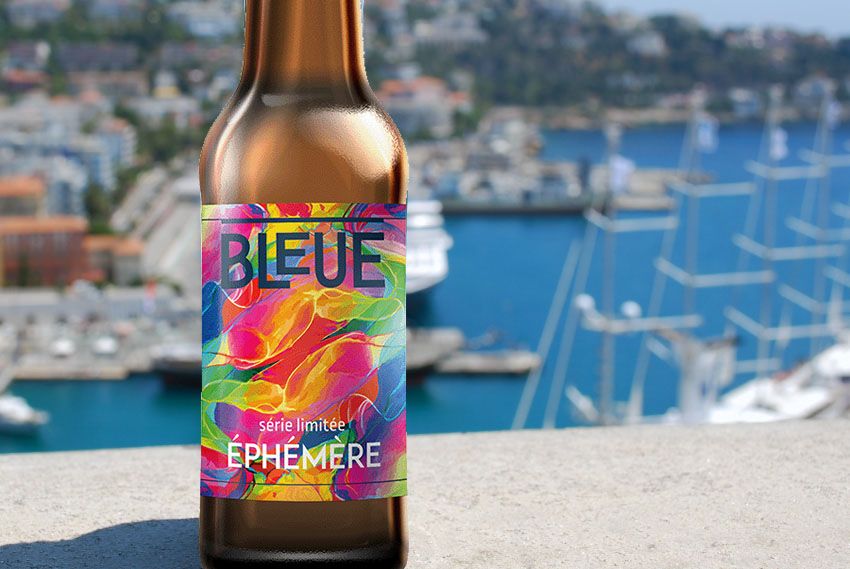 Bleue Éphémère bière artisanale de la Brasserie Bleue