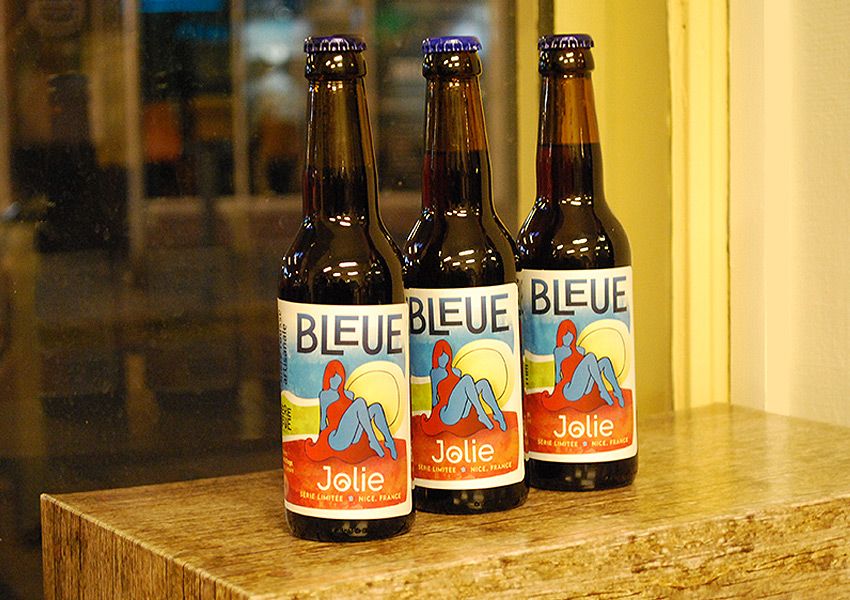 Bleue Jolie Nouvelle bière artisanale de la Brasserie Bleue